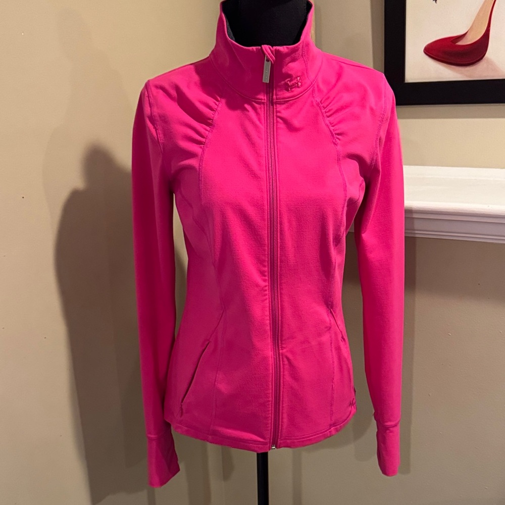 Under Armour Women's Bright Pink Full Zip